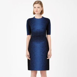 COS Wool Jacquard Sheath Dress